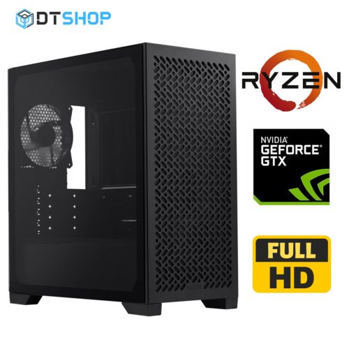 DTSHOP Sapphire - Épített Ryzen 5 4500 16/32GB RAM GTX 1060 6GB Gamer PC