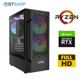   DTSHOP Wave - Épített Ryzen 7 5700G 16/32GB RAM RTX 2060 6GB Gamer PC