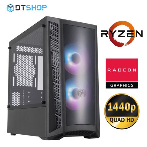 DTSHOP Wraith - Épített Ryzen 7 5800X 16/32GB RAM RX 5700 XT 8GB Gamer PC