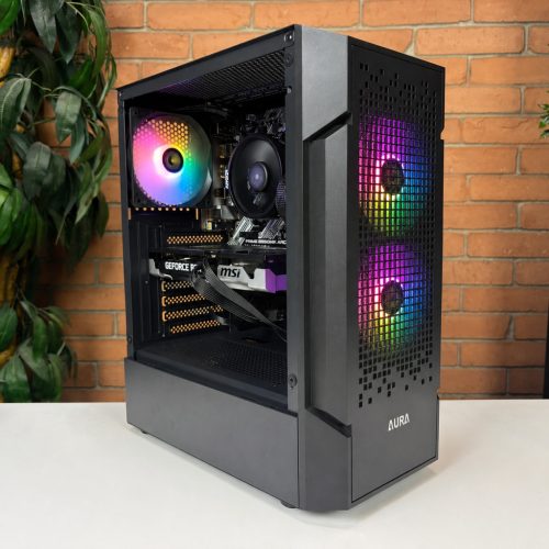 DTSHOP Épített AMD Ryzen 5 5500 16/32GB RAM RX 9060 XT 16GB GAMER PC