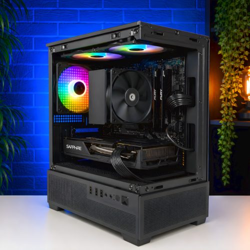 DTSHOP Épített AMD Ryzen 5 5500 16/32GB RAM RX 9060 XT 8GB GAMER PC