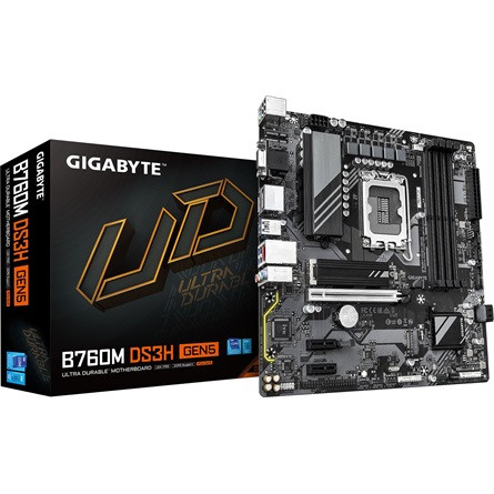 Gigabyte B760M DS3H GEN5 desktop alaplap microATX