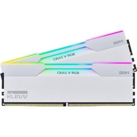   KLEVV CRAS V 32GB 6000MT/s DDR5 memória CL30 Kit of 2 fehér RGB