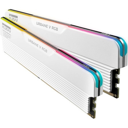 KLEVV URBANE V RGB 32GB 6000MT/s DDR5 memória CL28 Kit of 2 fehér RGB
