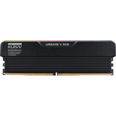 KLEVV URBANE V RGB 32GB 6400MT/s DDR5 memória CL30 Kit of 2 fekete RGB