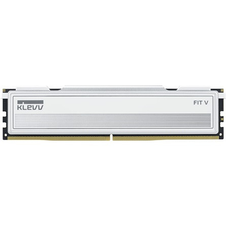 KLEVV FIT V 32GB 6000MT/s DDR5 memória CL30 Kit of 2 AMD-re optimalizált fehér