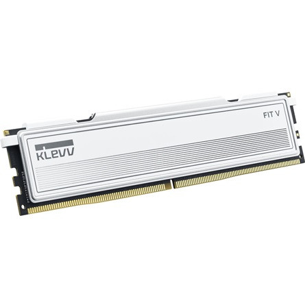 KLEVV FIT V 32GB 6000MT/s DDR5 memória CL30 Kit of 2 AMD-re optimalizált fehér