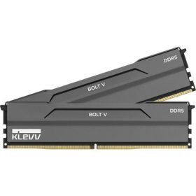   KLEVV BOLT V 32GB 6000MT/s DDR5 memória CL30 Kit of 2 AMD-re optimalizált szürke