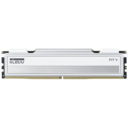 KLEVV FIT V 32GB 5600MT/s DDR5 memória CL30 Kit of 2 AMD-re optimalizált fehér