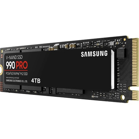 Samsung 990 PRO 4TB PCIe x4 (4.0) NVMe M.2 2280 SSD fekete