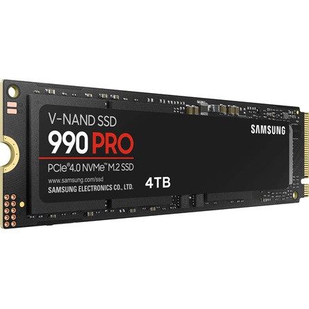 Samsung 990 PRO 4TB PCIe x4 (4.0) NVMe M.2 2280 SSD fekete