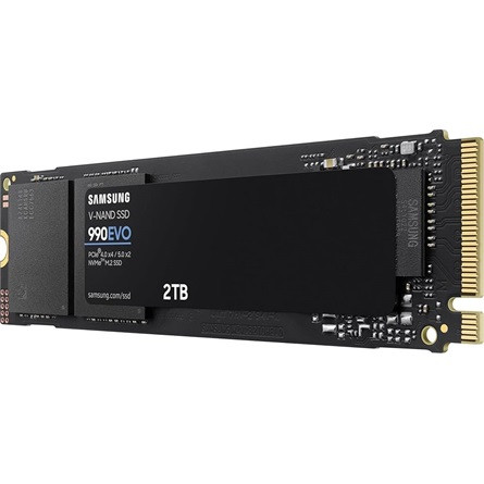 Samsung 990 EVO Plus 2TB PCIe x4 (4.0) / PCIe x2 (5.0) NVMe M.2 2280 SSD fekete