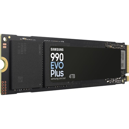 Samsung 990 EVO Plus 4TB PCIe x4 (4.0) / PCIe x2 (5.0) NVMe M.2 2280 SSD fekete