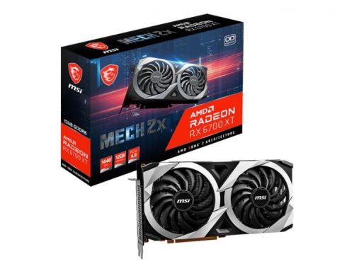  MSI Radeon RX 6700 XT MECH 2X OC 12GB GDDR6 192bit (V398-002R) Videokártya 