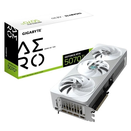 Gigabyte GeForce RTX 5070 Ti Aero OC 16GB GDDR7 256-bit grafikus kártya