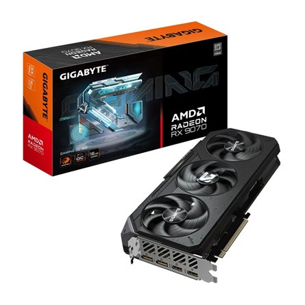Gigabyte Radeon RX 9070 Gaming OC 16GB GDDR6 256-bit grafikus kártya
