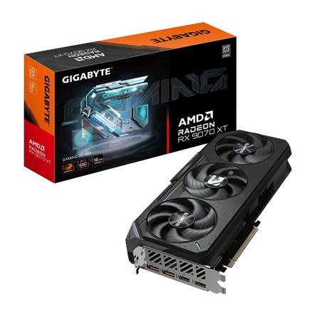 Gigabyte Radeon RX 9070 XT Gaming OC 16GB GDDR6 256-bit grafikus kártya